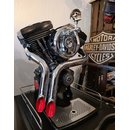 *Zapfanlage Khlschrank mit V2 Harley EVO Vintage Motor...