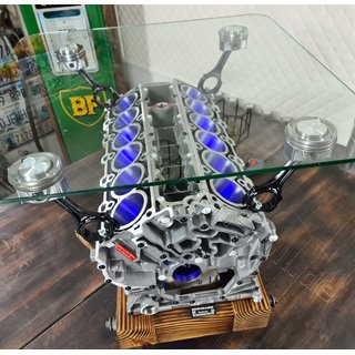 Motortisch Mercedes Benz V12 Black & White M137/M275 S600