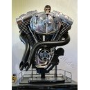 *Zapfanlage gebaut aus V2 Harley Twin Cam Motor...